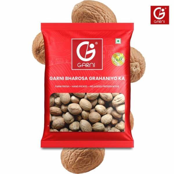 Garni Nutmeg (Jaiphal) Whole 50gm