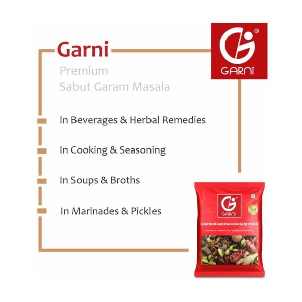 Garni Sabut Khade Garam Masala 100gm