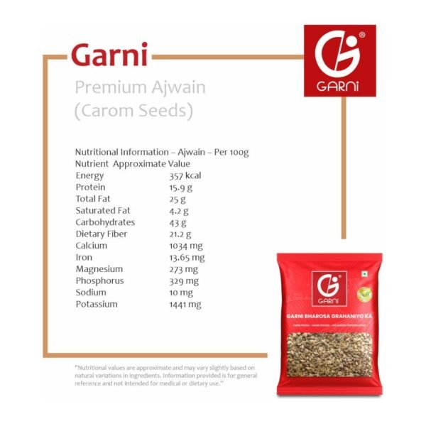 Garni Ajwain Sabut 100gm