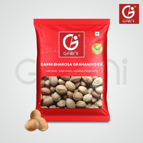 Garni Nutmeg (Jaiphal) Whole 50gm