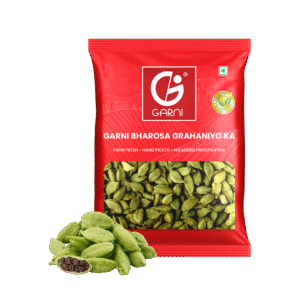 Garni Green Cardamom Hari Elaichi 6-7mm, 100gm