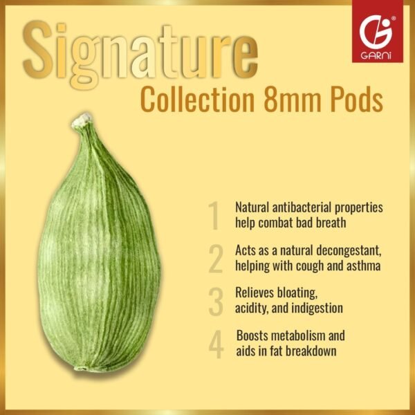 Premium Green Elaichi 8 mm 100gm